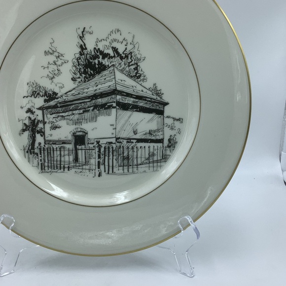 Vintage 1971 Castleton China Fort Pitt Blockhouse 10 3/4” Collector Plate - Picture 5 of 10